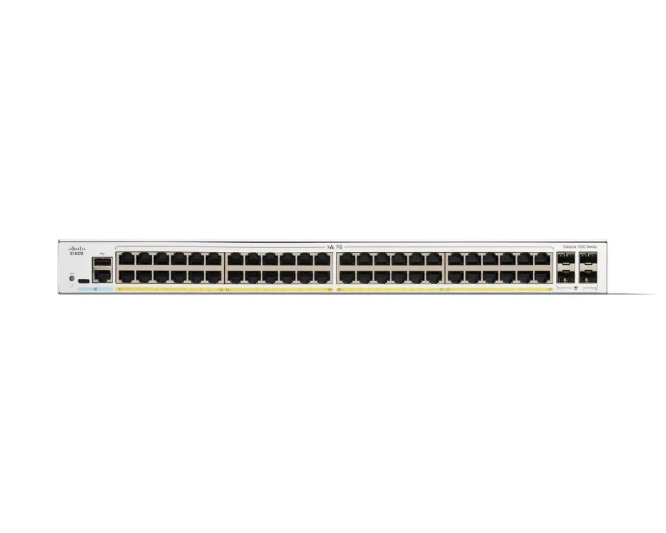 Cisco Catalyst switch C1200-48P-4G (48xGbE,4xSFP,48xPoE+,375W)