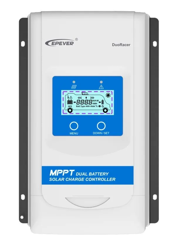 EPEVER DR2210N-DDS solární MPPT regulátor 12/24 V, DuoRacer 20A, vstup 100V