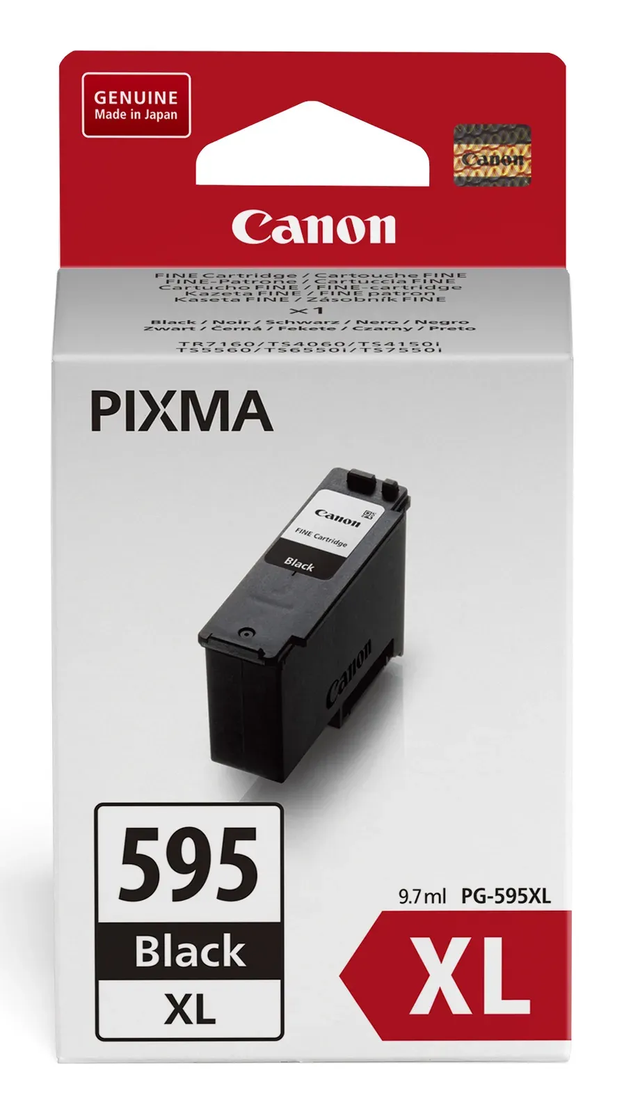 Canon CARTRIDGE PG-595XL černá pro Pixma TS4150i, TS6550i, TS7550i (300 stran)