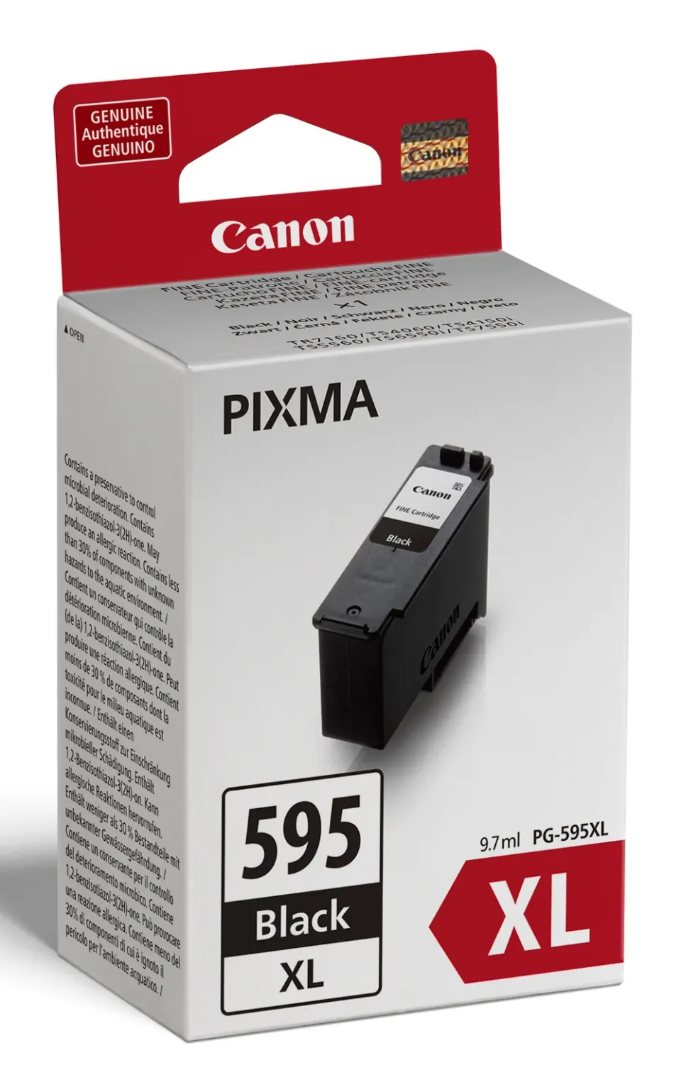 Canon CARTRIDGE PG-595XL černá pro Pixma TS4150i, TS6550i, TS7550i (300 stran)