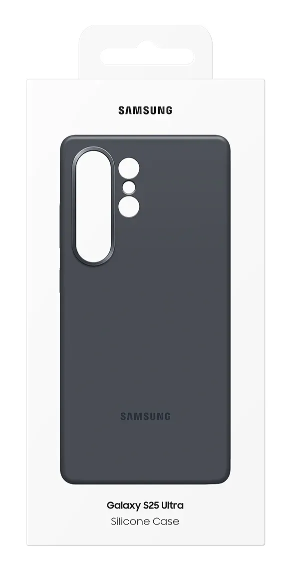 Samsung Silikonový zadní kryt pro Galaxy S25 Ultra Black