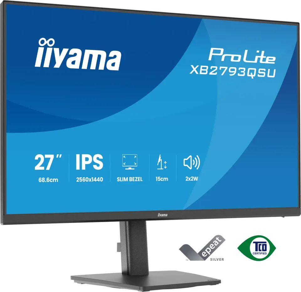 iiyama ProLite/XB2793QSU-B1/27"/IPS/QHD/75Hz/1ms/Černá/3R