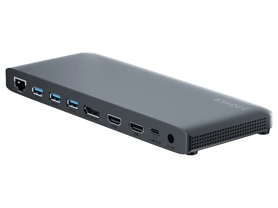 2-Power USB-C Dokovaci Stanice Triple Display MST ( 2xHDMI 1xDP 3xUSB-A 3.0 a 1x