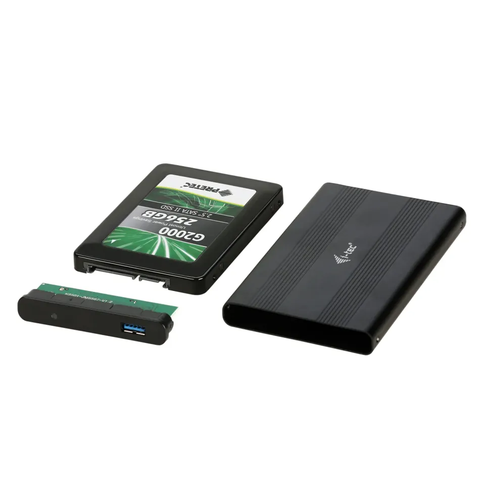 i-tec USB 3.0 MySafe AluBasic Advance rámeček na externí pevný disk 6.4 cm / 2.5" pro SATA I/II/III HDD SSD, hliníková k