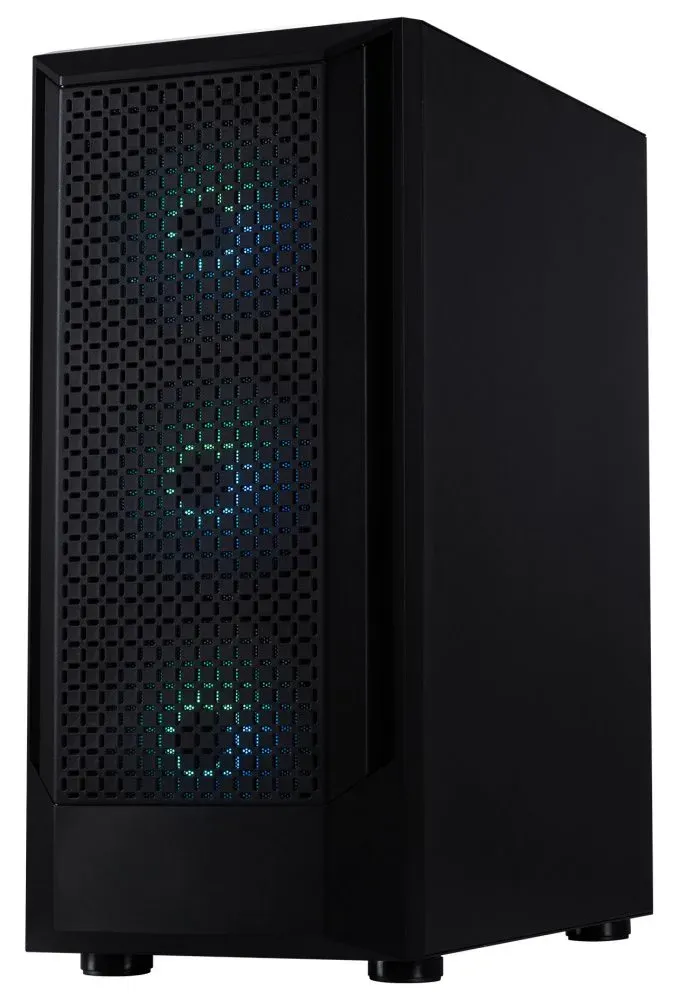 BitFenix skříň C50 Negro / ATX / 4x 120mm FRGB fan / 2x USB 2.0 / USB 3.0 / tvrzené sklo / černá