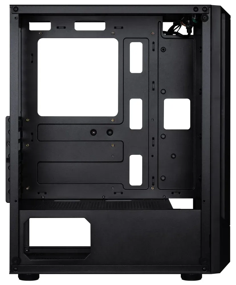 BitFenix skříň C50 Negro / ATX / 4x 120mm FRGB fan / 2x USB 2.0 / USB 3.0 / tvrzené sklo / černá