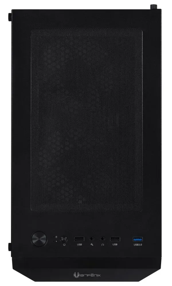 BitFenix skříň C50 Negro / ATX / 4x 120mm FRGB fan / 2x USB 2.0 / USB 3.0 / tvrzené sklo / černá
