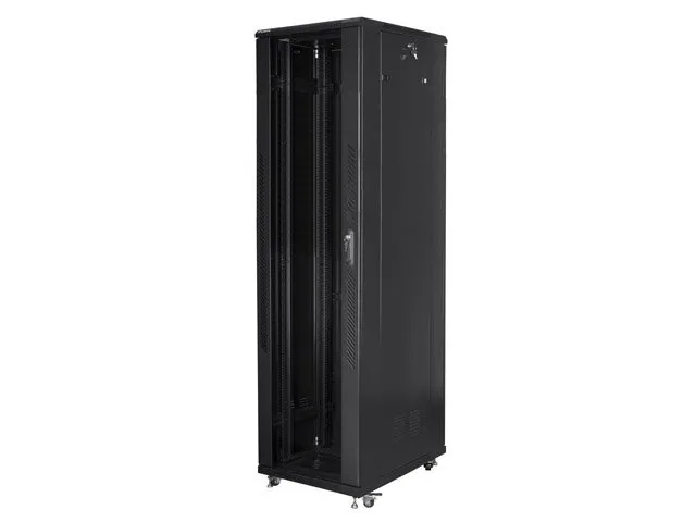 LANBERG Volně stojící skříň 19" 37U/800x800 (v rozloženém stavu) černá (RAL9004)