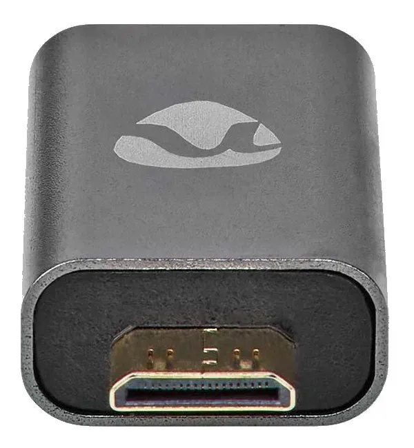 NEDIS adaptér HDMI/ HDM mini zástrčka – HDMI zásuvka/ BOX/ šedý