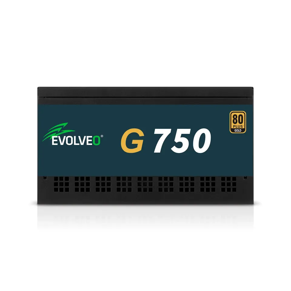 EVOLVEO G850 zdroj 850W, 80+ GOLD, ATX 3.1, PCIe 5.1, aPFC, 140mm ventilátor, mo