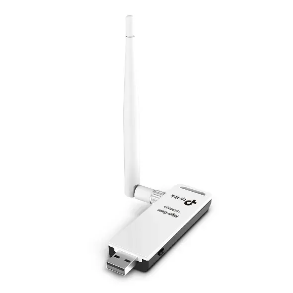 TP-LINK TL-WN722N Wifi USB adapter, 150 Mbps, RSMA externí anténa 4dB - náhrada 422g