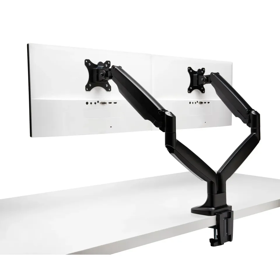Kensington One-Touch Height Adjustable Dual Monitor Arm - Black