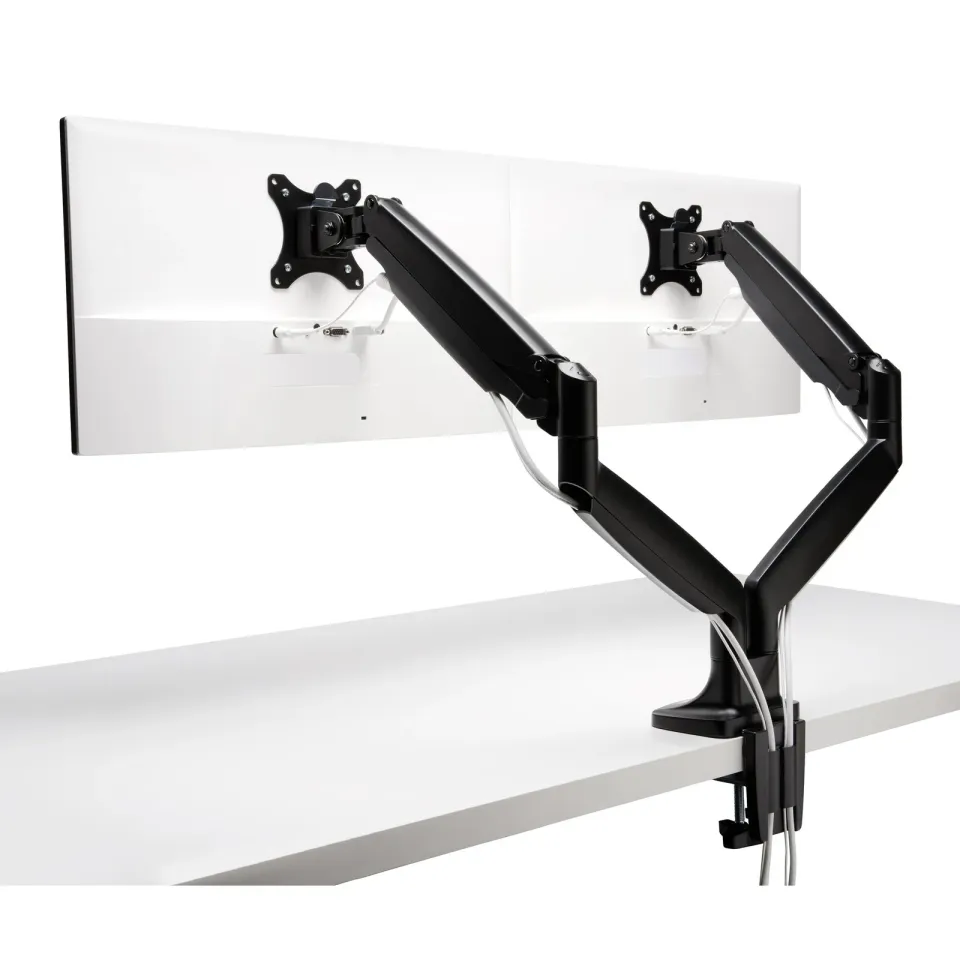 Kensington One-Touch Height Adjustable Dual Monitor Arm - Black