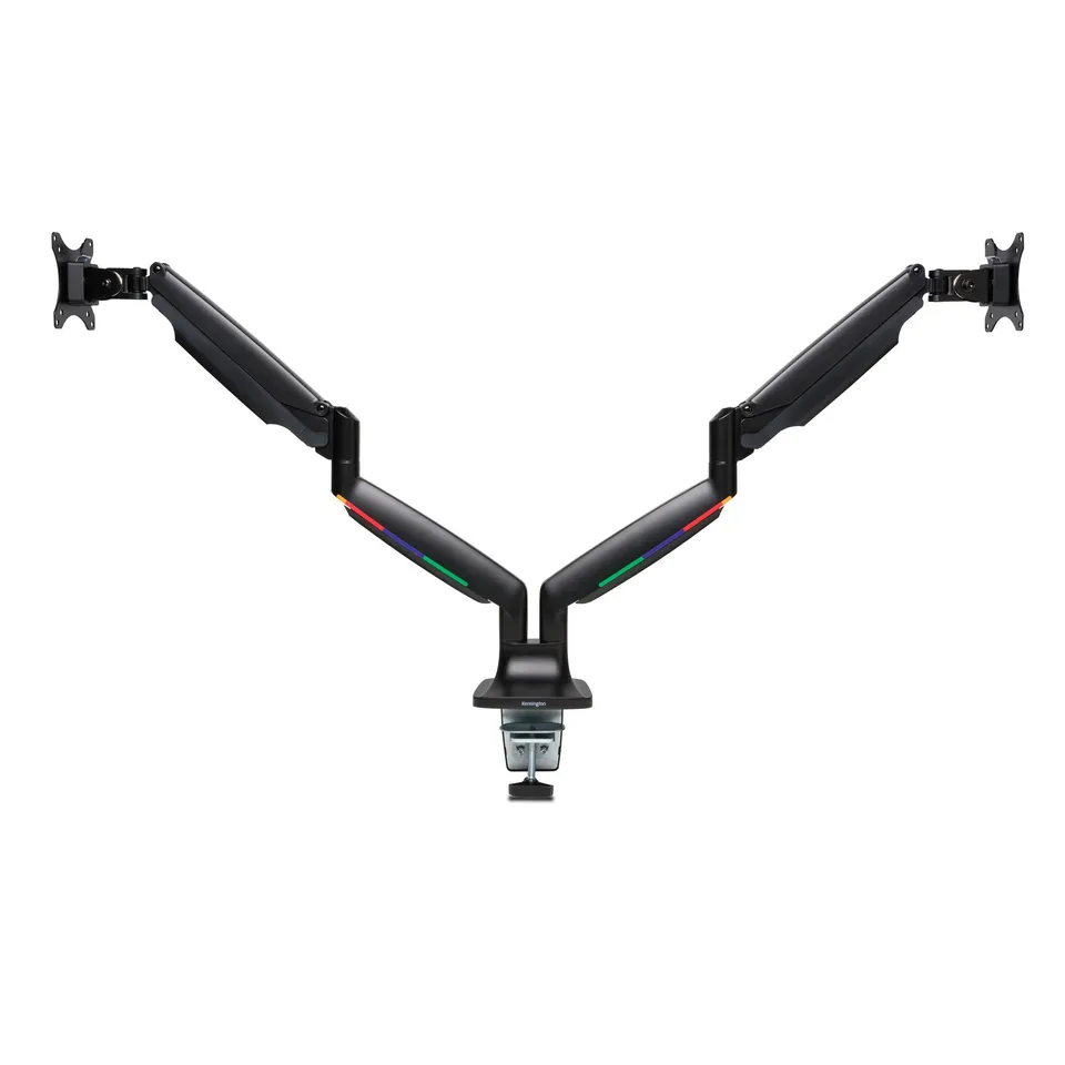 Kensington One-Touch Height Adjustable Dual Monitor Arm - Black