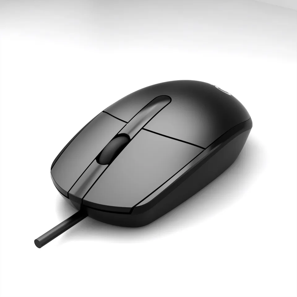C-TECH myš WM-10, USB, 1200 DPI, černá