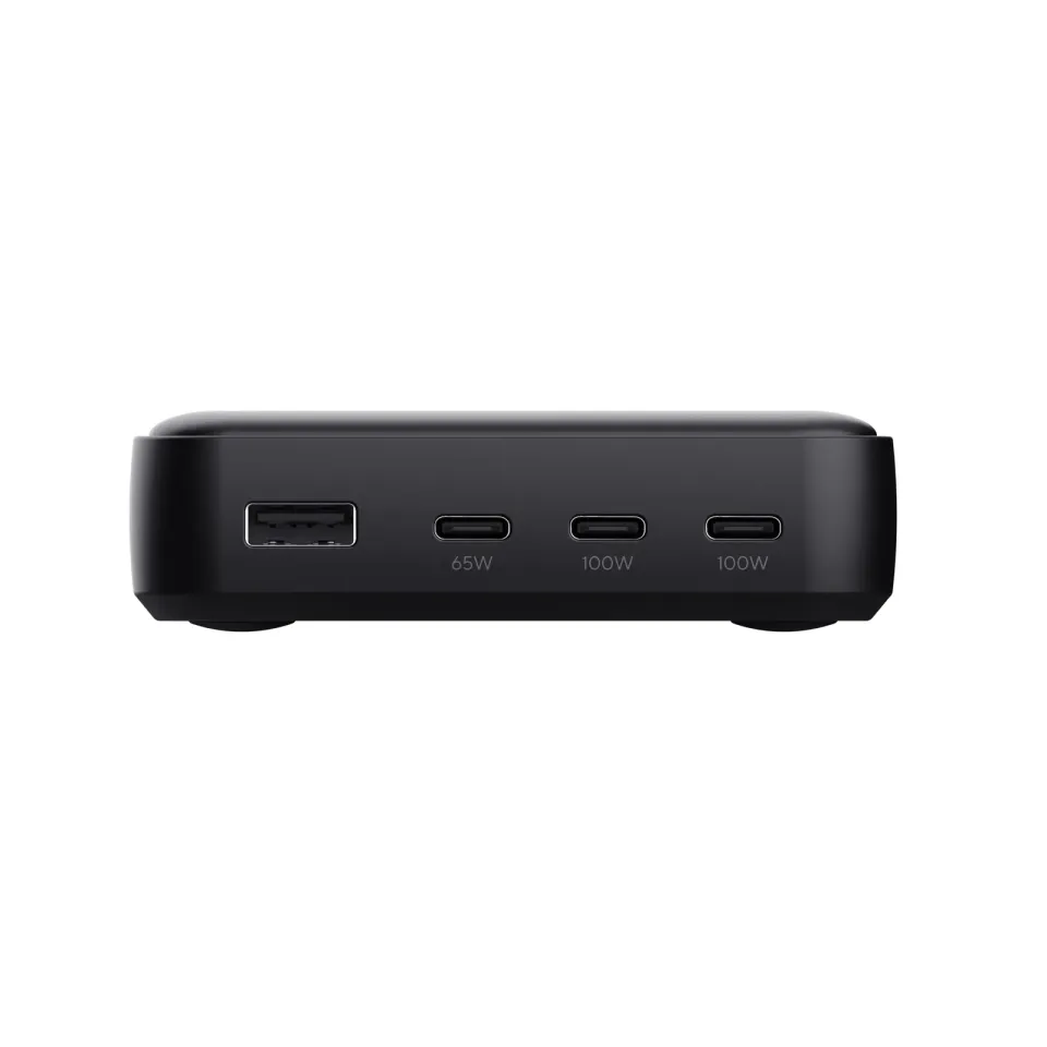 TRUST napájecí adaptér MAXO 100W, 3x USB-C, 1xUSB-A