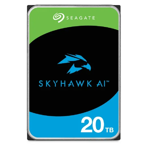 Seagate SkyHawk AI HDD, 20TB, SATAIII, 256MB cache, 7.200RPM