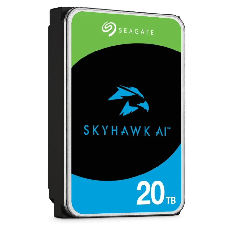 Seagate SkyHawk AI HDD, 20TB, SATAIII, 256MB cache, 7.200RPM