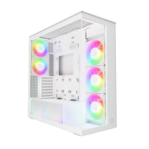 ARCTIC case Xtender Tower, transparent window, white
