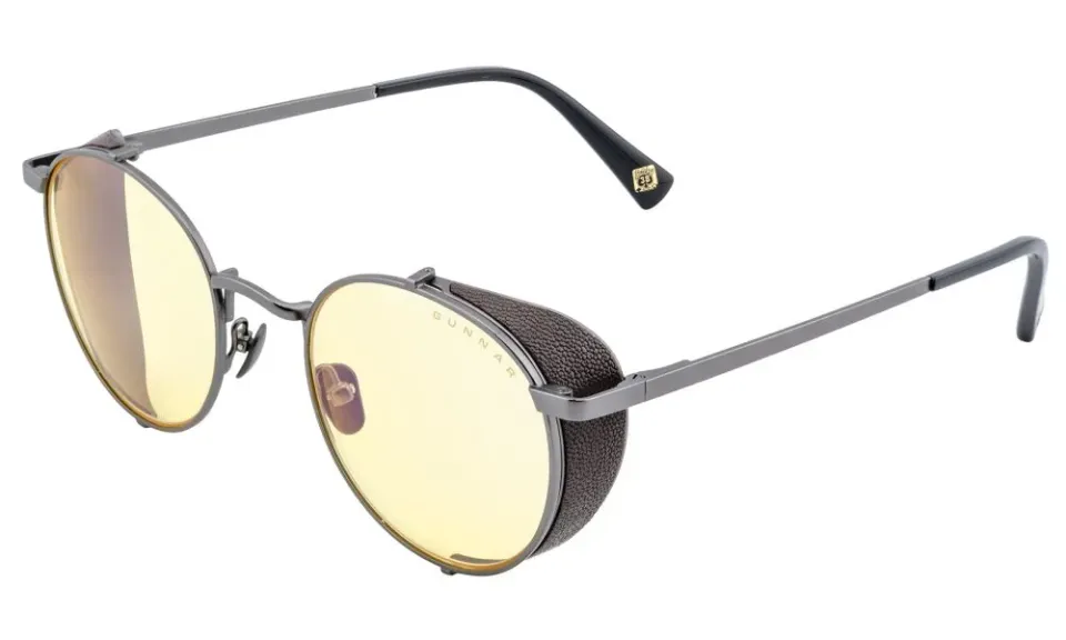 GUNNAR kancelářske/herní brýle FALLOUT LUCKY 38 NEW VEGAS ALLOY* jantarová skla * BLF 65 * GUNNAR Focus