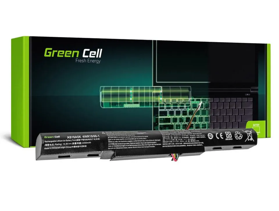 Green Cell Battery AS16A5K for Acer Aspire E15 E5-553 E5-553G E5-575 E5-575G F15