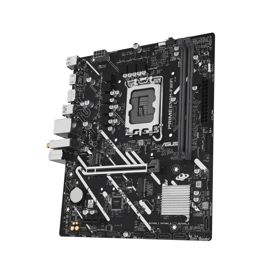 ASUS MB Sc LGA1700 PRIME B760M-F WIFI, Intel B760, 2xDDR5, WiFi, 1xDP, 1xHDMI, mATX