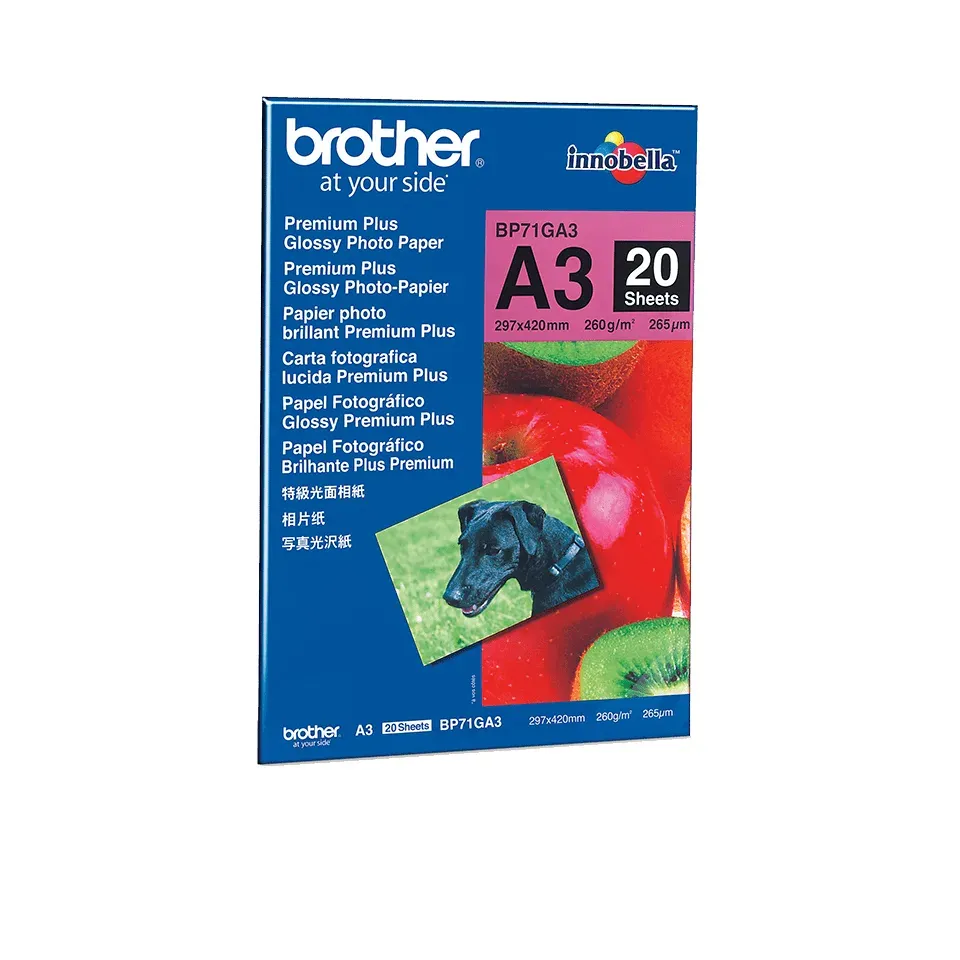 Brother fotopapír A3, premium glossy, 20 ks, 260g