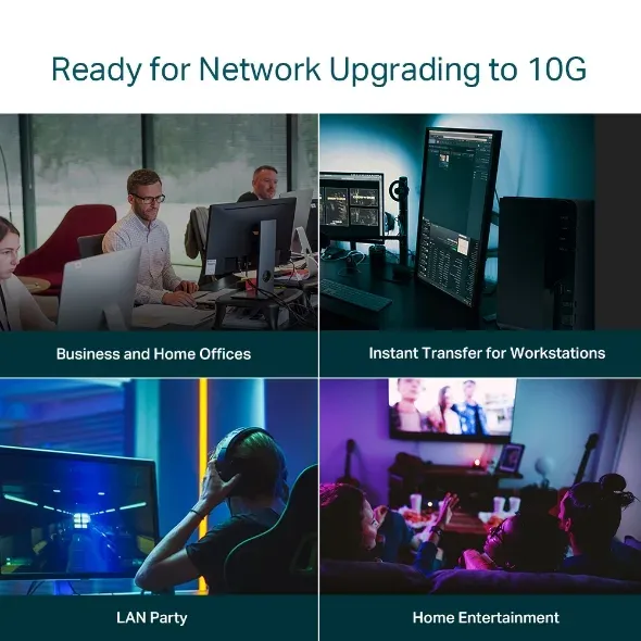 TP-Link TL-SX1008 8portový stolní/rackový switch 8x10G LAN