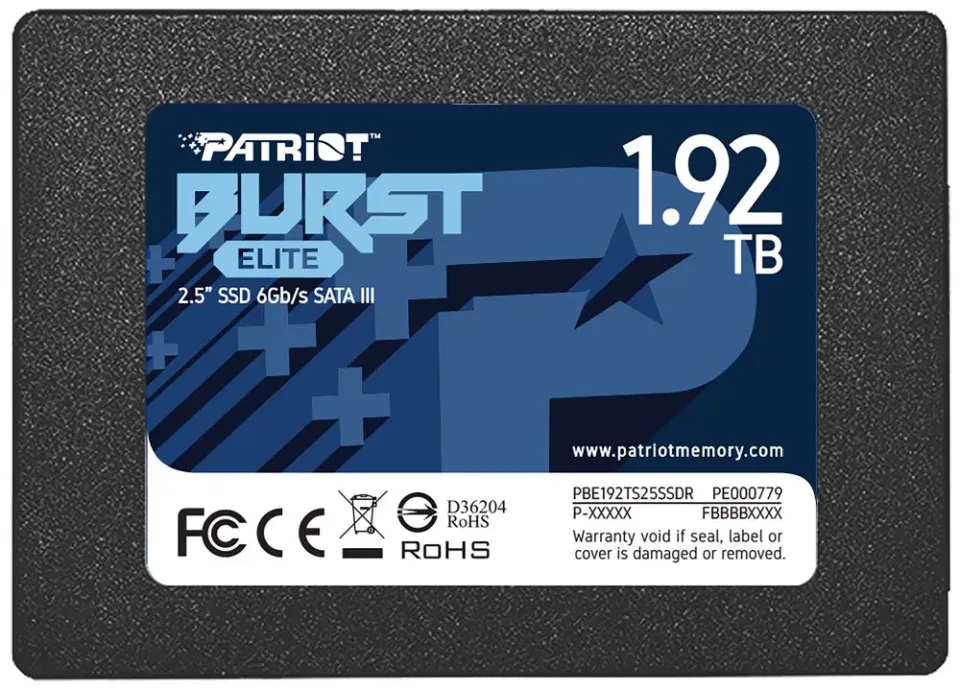 PATRIOT Burst Elite/1,9TB/SSD/2.5"/SATA/3R