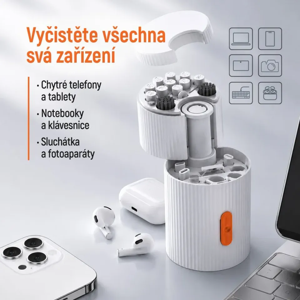 COLORWAY čistící sada 33v1 pro elektroniku včetně pouzdra