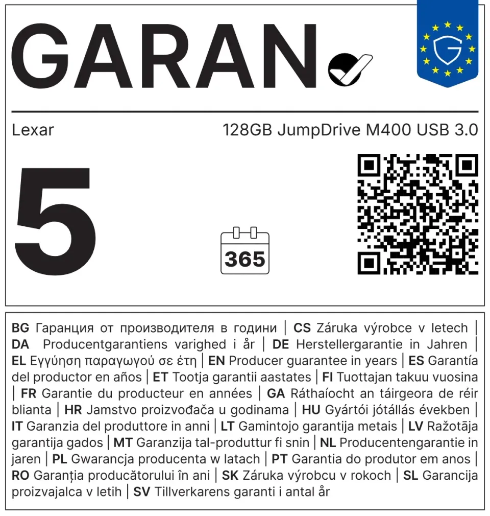 Lexar 128GB JumpDrive® M400 USB 3.0
