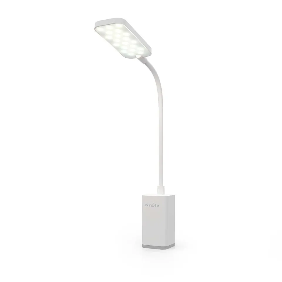 Nedis LTLR10WT - LED Stolní lampa| Stmívatelné | 1 Světelný režim | Dotykové fun