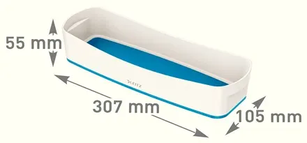 LEITZ Organizér MyBox, bílá/modrá