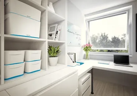 LEITZ Organizér MyBox, bílá/modrá