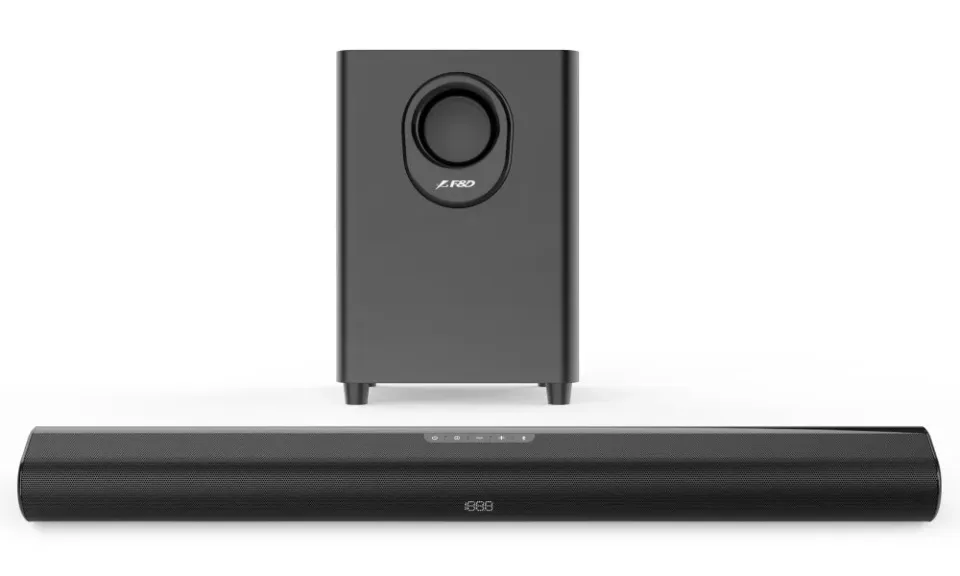 FENDA F&D soundbar HT-330/ 2.1/ 80W/ BT/ Optický/ HDMI/ 3,5" jack/ USB vstup