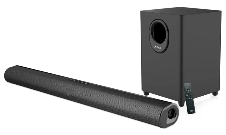 FENDA F&D soundbar HT-330/ 2.1/ 80W/ BT/ Optický/ HDMI/ 3,5" jack/ USB vstup