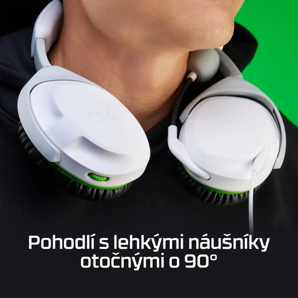HyperX CloudX Stinger 2/Jack/MS/Bílá