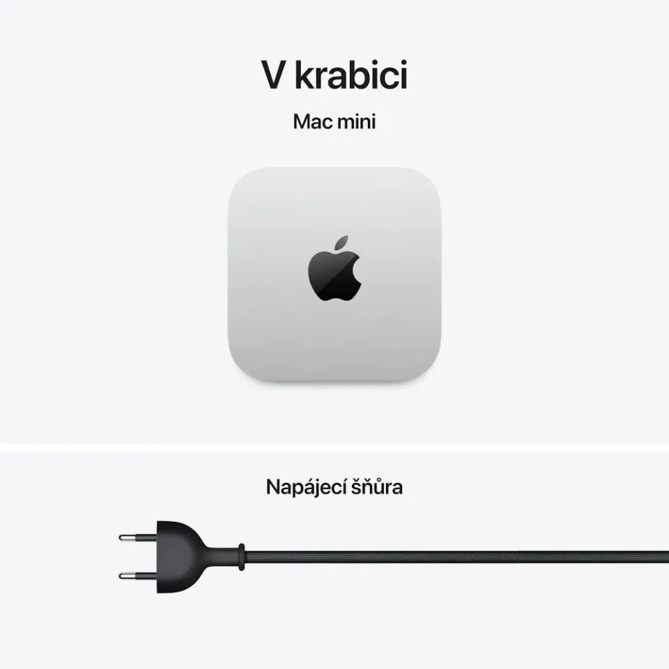 Apple Mac mini M6 2026 / M6 / 12C CPU / 12C GPU / 16GB RAM / 256GB SSD / HDMI / 2x USB-C / 3x Thunderbolt 4