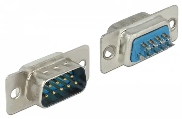 Delock Konektor Sub-D 9 pin samec