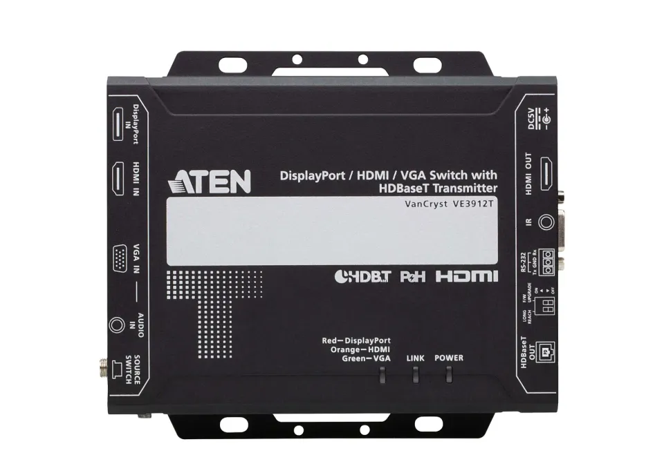 ATEN DisplayPort / HDMI / VGA Switch with HDBaseT Transmitter