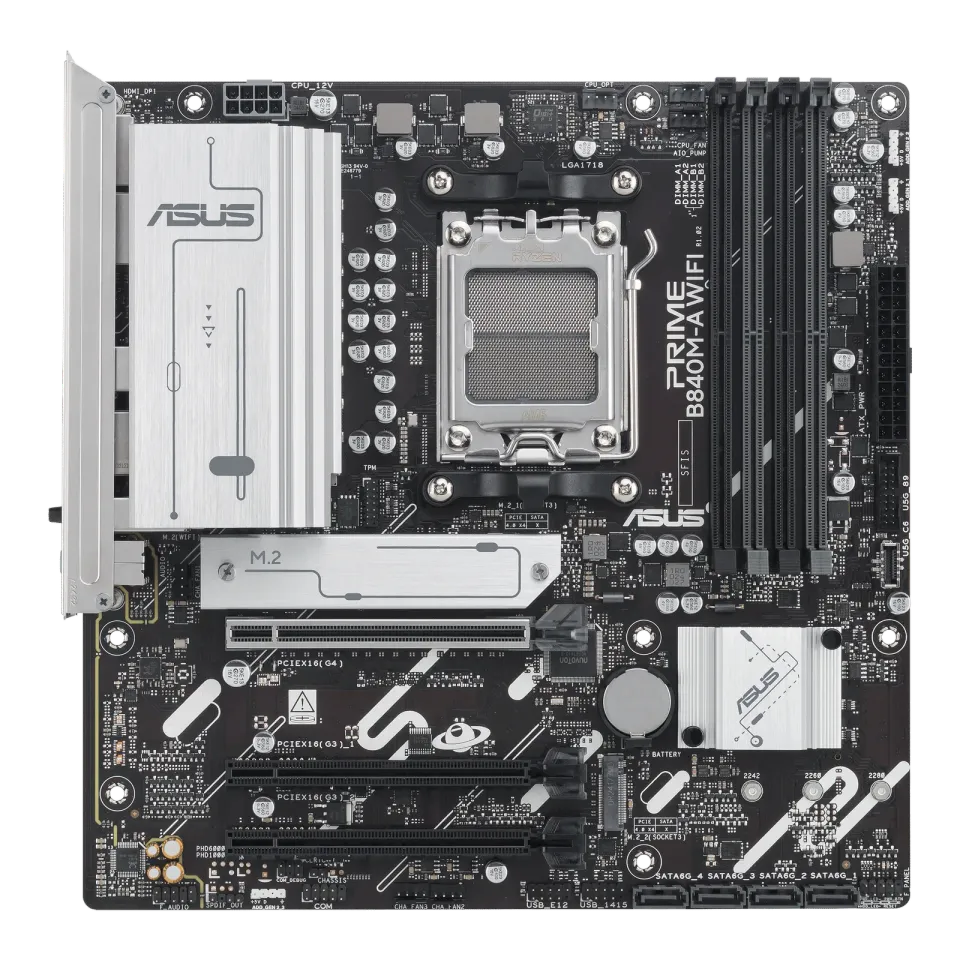 ASUS mb PRIME B840M-A WIFI (AMD B840, AM5, 4x DDR5, mATX)
