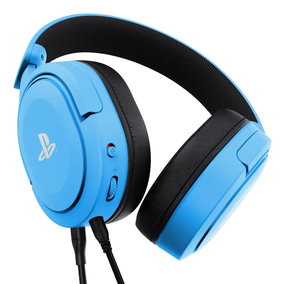 TRUST sluchátka GXT 498B FORTA PS5 Gaming Headset, Sony Licensed, modrá