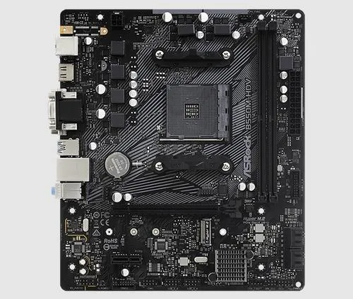 ASROCK B550M-HDV (AM4, amd B550, 2xDDR4 4733, 4xSATA3, 7.1, VGA+DVI+HDMI, M.2, USB3.1, mATX)