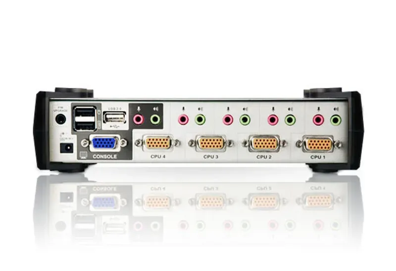 ATEN KVM switch CS-1734BC,USB Hub, OSD, 4PC audio+USB-PS/2