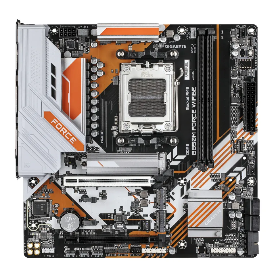GIGABYTE MB Sc AM5 B850M FORCE WIFI6E, AMD B850, 2xDDR5, WIFI, 1xDP, 1xHDMI, mATX