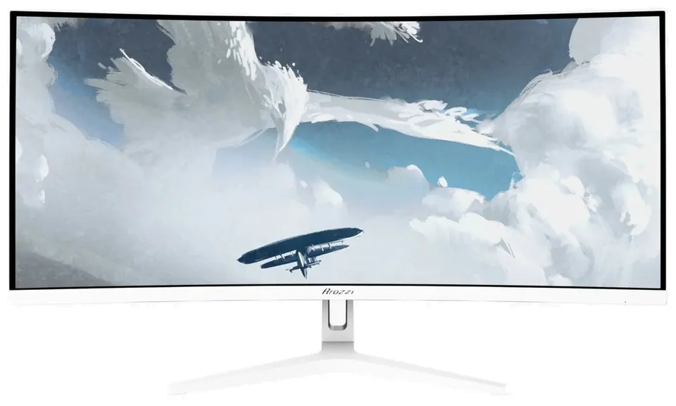 AROZZI NOVA herní monitor 34" 34T2K165 White/ LED/ 3440x1440/ 165Hz/ VA/ 4000:1/ 1ms/ 2xHDMI/ 2xDP/ bílý