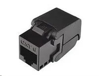 Solarix Samořezný keystone CAT6 UTP RJ45 černý SXKJ-6-UTP-BK-SA