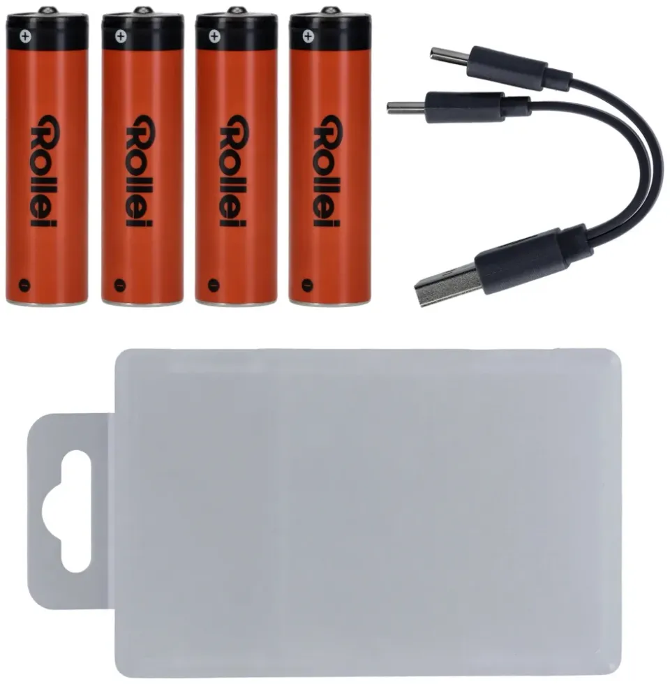 Rollei nabíjecí baterie AA/ USB-C/ 4ks v balení