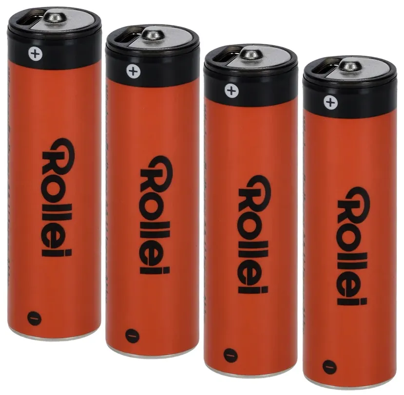 Rollei nabíjecí baterie AA/ USB-C/ 4ks v balení