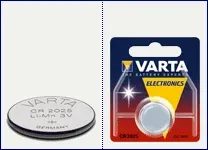 VARTA CR2025 knoflíková baterie (Lithium 1ks) primární baterie CR-2025
